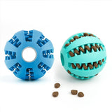 Interactive Rubber Chew Ball for Dogs - Durable Natural Rubber Toy for Interactive Play and Dental Health