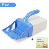 Cat Litter Shovel with Built-in Trash Can - Durable, Large Capacity, Easy Clean