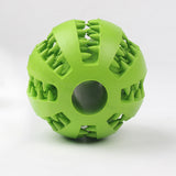 Interactive Rubber Chew Ball for Dogs - Durable Natural Rubber Toy for Interactive Play and Dental Health