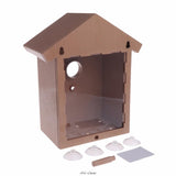 Rustic Wooden Bird House - Handcrafted Nesting Box for Garden Birds