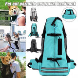 Reflective Breathable Pet Backpack - Strong, Waterproof, and Comfortable Carrier  Introduction: