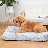 Dog Bed Padded Cushion - Large Comfortable Sleeping Area