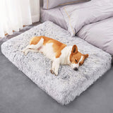 Dog Bed Padded Cushion - Large Comfortable Sleeping Area