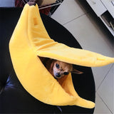 Banana Cat Bed - Cozy and Cute Pet Sleeping Pod