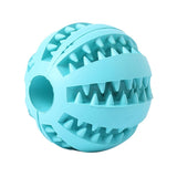 Interactive Rubber Chew Ball for Dogs - Durable Natural Rubber Toy for Interactive Play and Dental Health