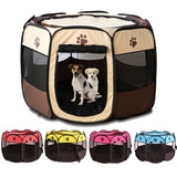 Portable Foldable Pet Playpen - Secure and Spacious Enclosure for Pets