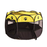 Portable Foldable Pet Playpen - Secure and Spacious Enclosure for Pets