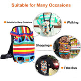 Pet Travel Leg-Out Backpack - Hands-Free Carrier for Dogs and Cats