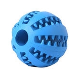 Interactive Rubber Chew Ball for Dogs - Durable Natural Rubber Toy for Interactive Play and Dental Health