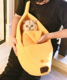 Banana Cat Bed - Cozy and Cute Pet Sleeping Pod