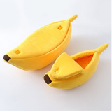 Banana Cat Bed - Cozy and Cute Pet Sleeping Pod