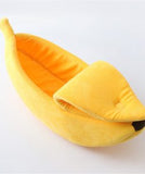 Banana Cat Bed - Cozy and Cute Pet Sleeping Pod